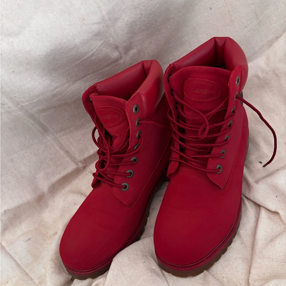 Lugz Men’s Red Nabuco                 Convoy Classic Combat Boots